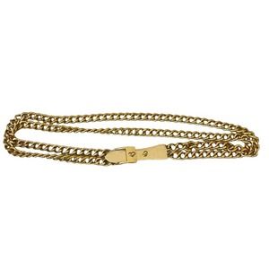 Vintage Gold Two Strand Chain Draped Belt